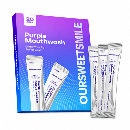OurSweetSmile™ Purple Mouthwash - Sachets 20 Pack