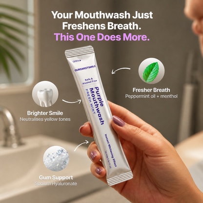 OurSweetSmile™ Purple Mouthwash - Sachets 20 Pack